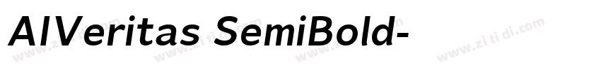 AIVeritas SemiBold字体转换 AIVeritas SemiBold字体转换